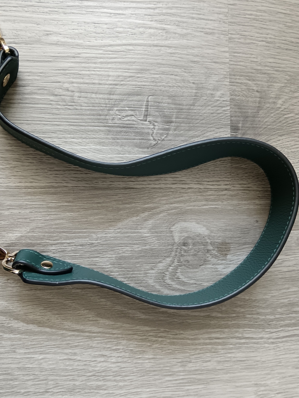 Strathberry Bottle Green Mini Crescent Bag - Picture 9 of 14